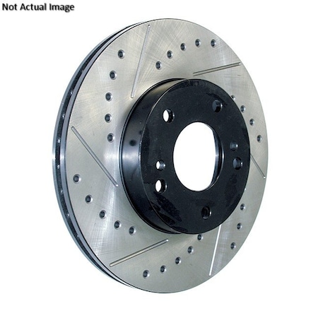 Centric Parts Sport Drilled/Slotted Brake Rotor, 127.62058R 127.62058R